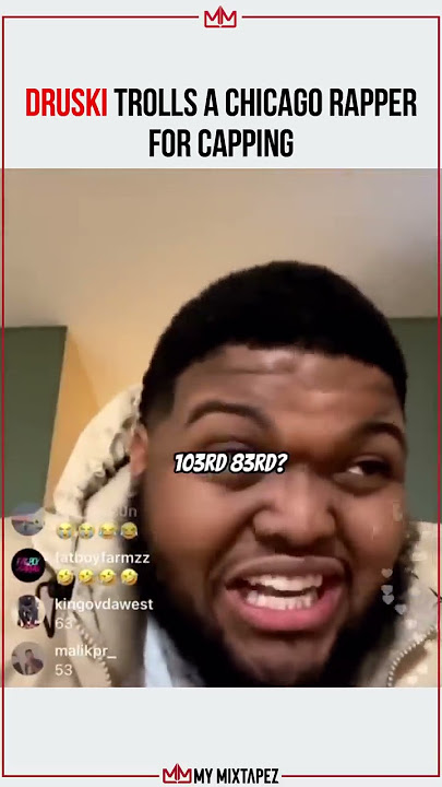 Druski trolls a Chicago rapper for Capping 😂😂