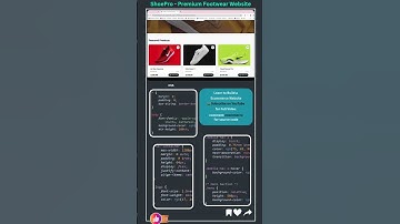 How to Build a Premium Shoe Website using HTML & CSS 👟 | UI Design in 60 Seconds