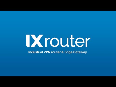 Industrial VPN Router for PLC Remote Access and Data Logging | IXrouter