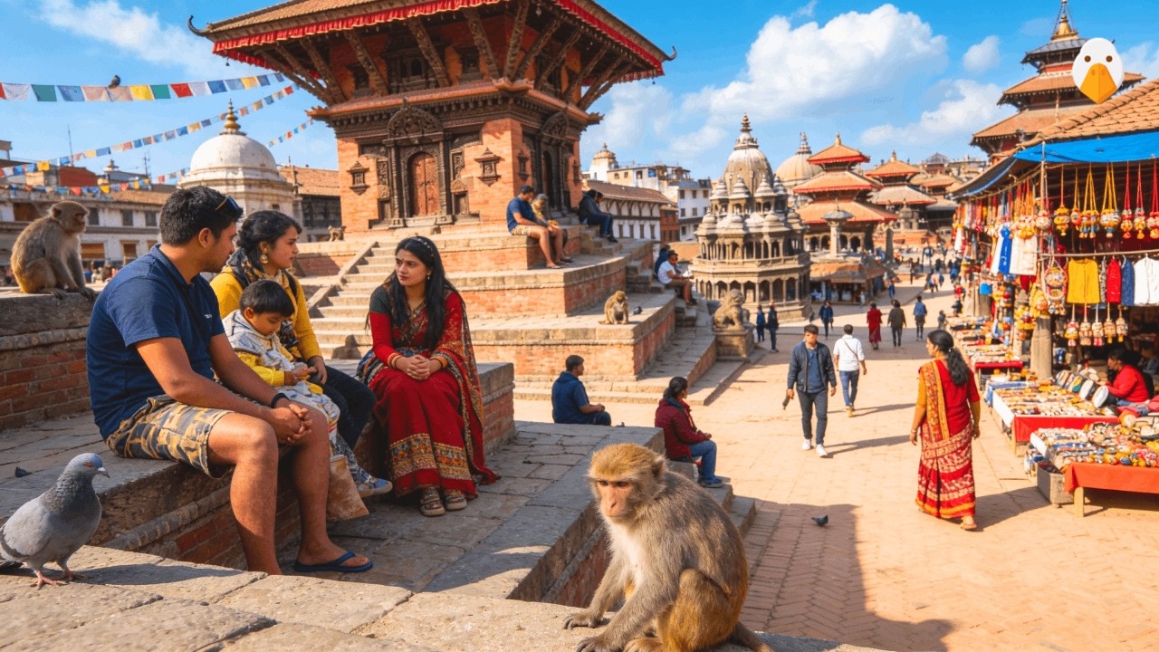 Катманду, Непал🇳🇵 Живая древняя столица, которую нужно увидеть на Земле? (4K HDR)