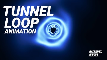 SCI-FI LOOKING TUNNEL LOOP ANIMATION IN BLENDER EEVEE TUTORIAL