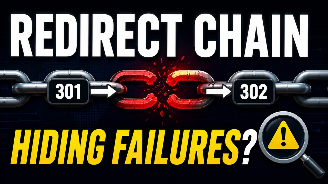 301 vs 302 Redirects & Redirect Chains: What You Should Monitor - YouTube