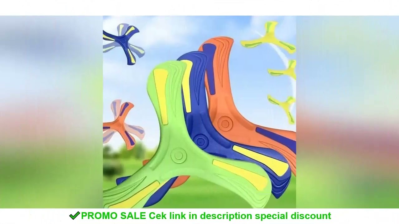 Three-leaf Cross Adult-kids Interactive Outdoor Children Boomerang Toys Early Education Puzzle Decom