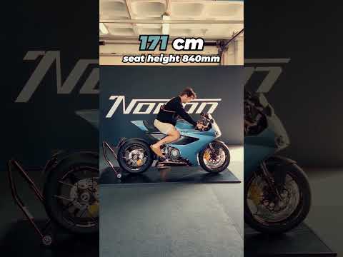 Sitztest auf der neuen Norton MANX R #norton