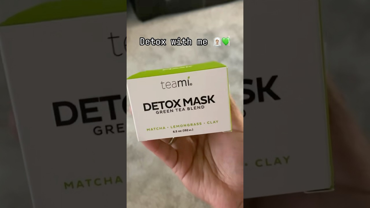 Detox with me 💚🧖🏽‍♀️ 