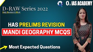 HAS Prelims 2022 | Himachal GK: Mandi Geography MCQs - Geography of Himachal - HP GK Revision 2022 screenshot 5