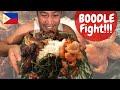 BOODLE FIGHT!!! Pinoy Style! Filipino food. Mukbang!!!