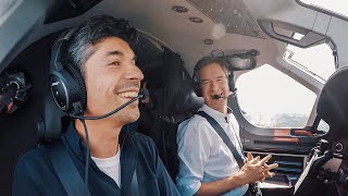 Flying a $4.8M PC-12 over London