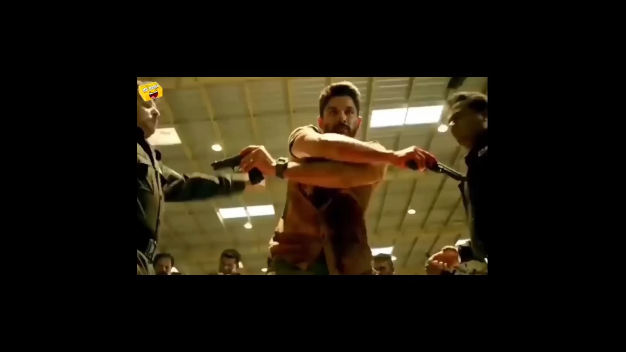 Allu Arjun funny scene !! Hulk reaction