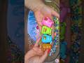 Cute bears with glitter into slime - Most satisfying slime video #glitterslime #makeupslime #cute