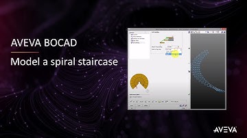 FAQ 004 - AVEVA Bocad - Model a spiral staircase [with captions]