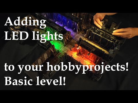 Adding LED lights to your hobbyproject! Basic level!