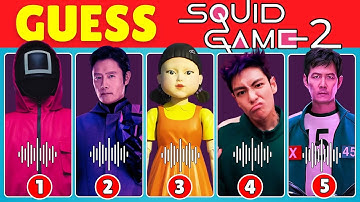 Guess Squid Game 2 Characters by Their Voice & Song. Squid Game Season 2 Quiz 🦑| Thanos, Player 456