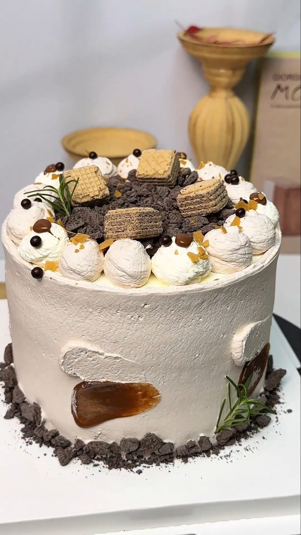 Immersive｜Making Oreo Cocoa Cake Immersive Cake Making Cake Daily Life of Bakers Oreo Chocolate