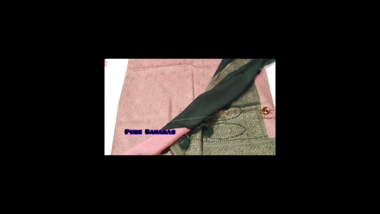 Pure Banaras Crepe material new design🌹🪄❇️ #silk #saree #banaras #chhaya #music 