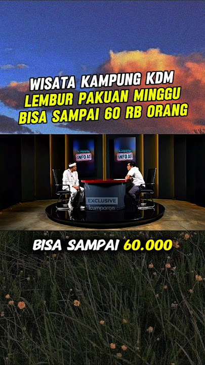 Kang Dedi Mulyadi's Lembur Pakuan Village Tour Can Reach 60,000 People on Sundays 😳