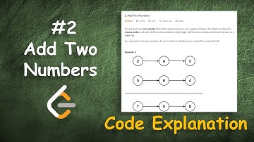 Add Two Numbers | Live Coding with Explanation | Leetcode - 2