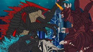 Mutozilla Godzilla Fusion Muto Vs Destoroyah Epic Battle Pikky Godzilla