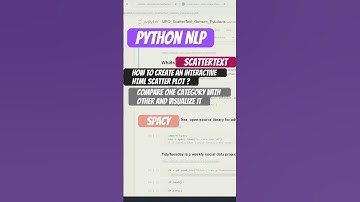Python NLP | How to compare one category with other? | Create an HTML Scatter plot using Scattertext