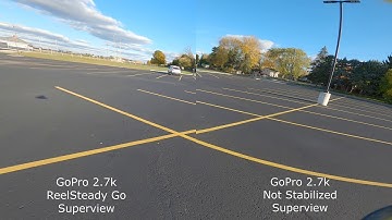 Quick Test - ReelSteady Go vs. Unstabilized Drone Footage