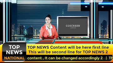 Preview  for kinemaster  Motiondiva Broadcast 10 STUDIO1 TICKER TOP