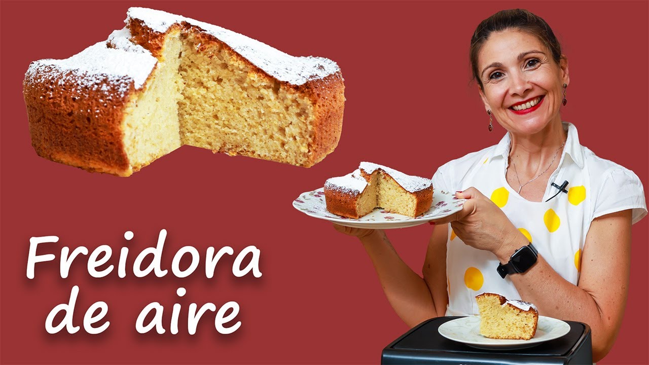 ✅ BIZCOCHO de NATILLAS en FREIDORA DE AIRE / Súper fácil / Repostería RIQUÍSIMA / Cosori air fryer