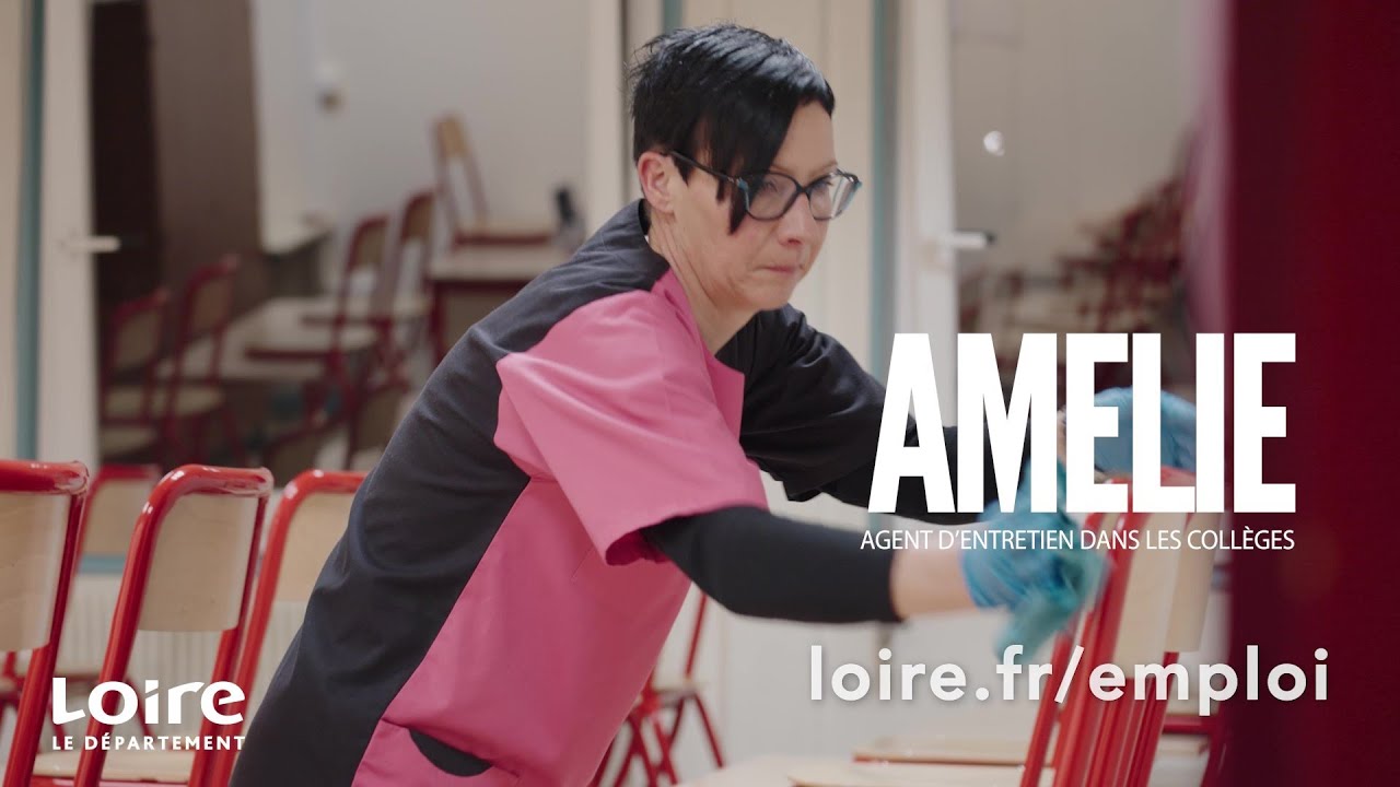 Amélie, agent d'entretien polyvalent dans les collèges (version longue