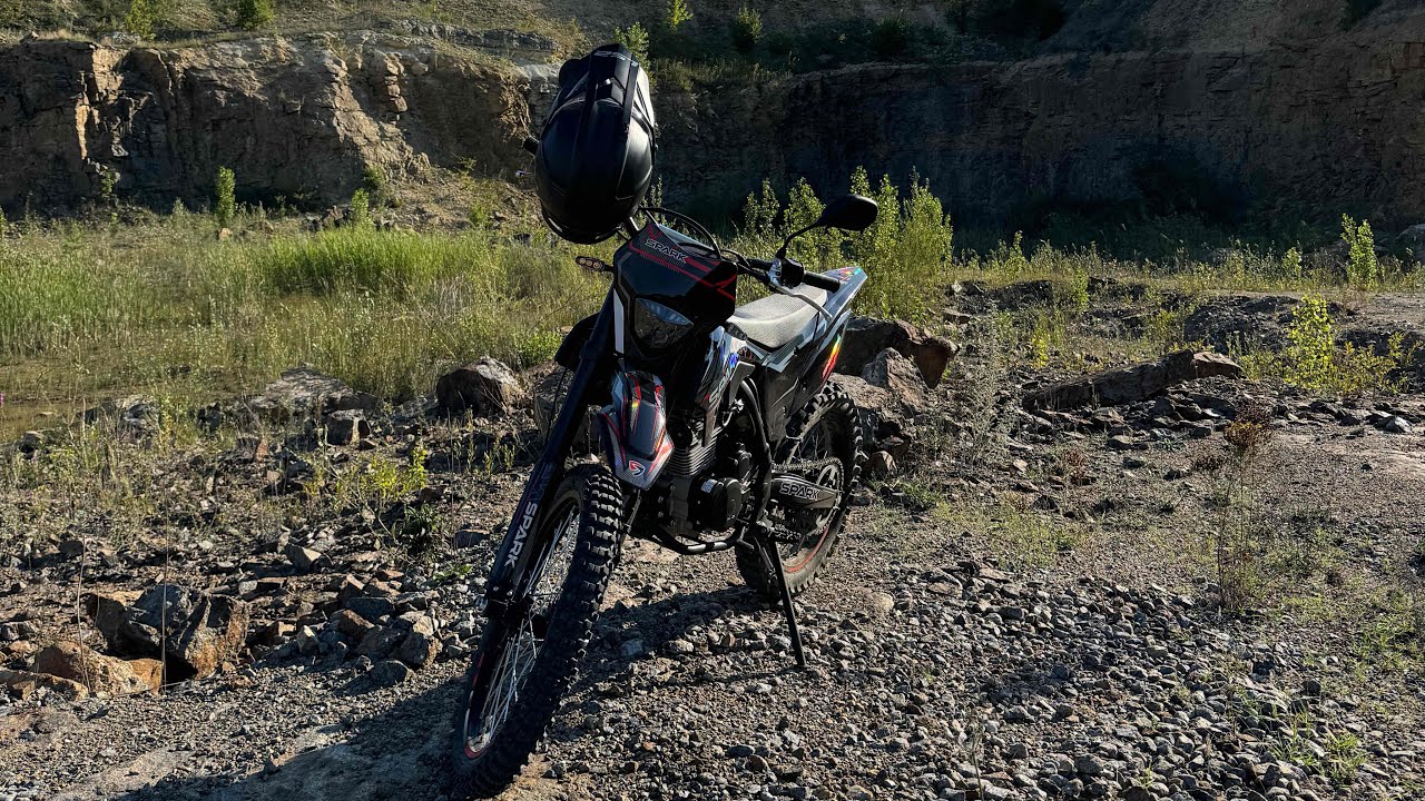 ENDURO на МОТОЦИКЛЕ SPARK SP250P-2 (БЕЗДОРОЖЬЕ, ГОРКИ)