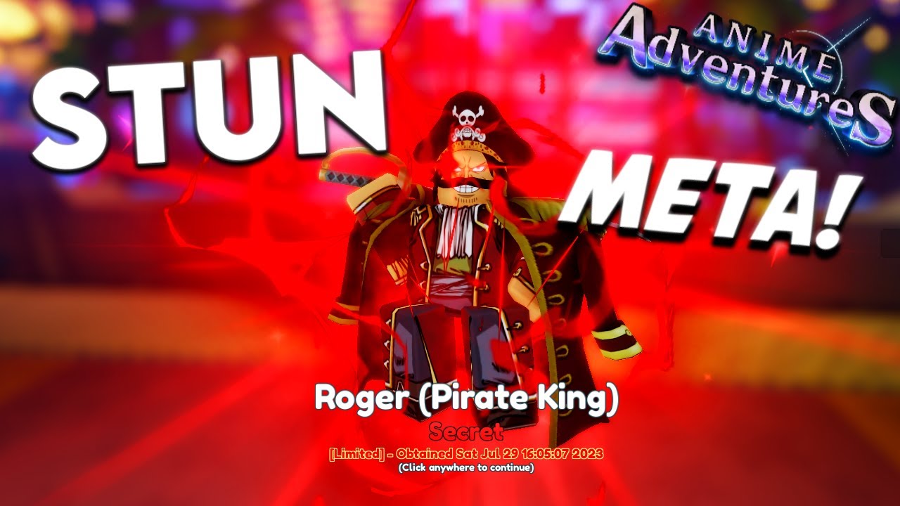 Anime Adventures  Shiny Roger (Pirate King) - Gol D. Roger FULL SSS