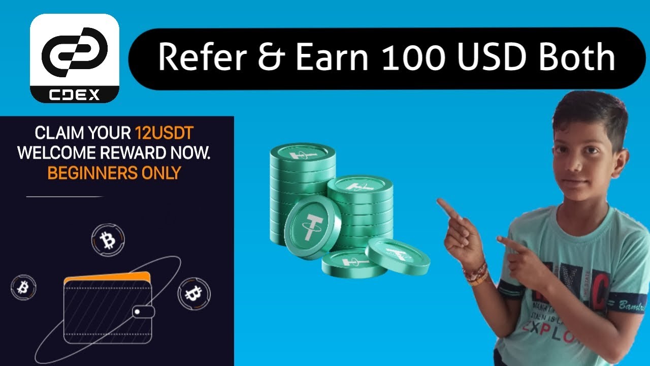 Claim 100 USD Reward Together On Refer & Earn | Cdex Referral Code | Cdex App Refer And Earn