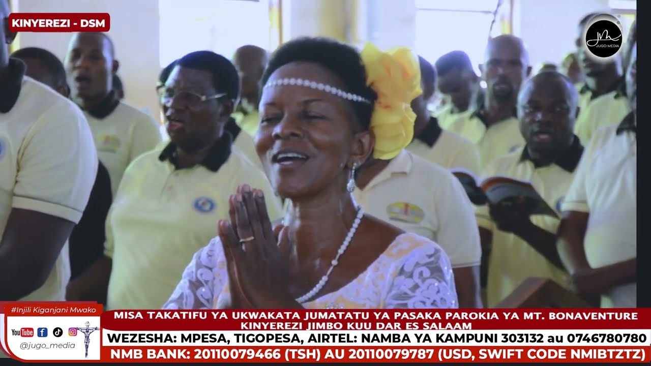 Sikwensia ikiimbwa kwa Ufundi Mkubwa - Misa ya Jumatatu ya Pasaka Parokia Kinyerezi Jimbo Kuu DSM.