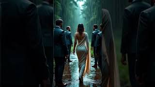 Women Walking In Rain Forest