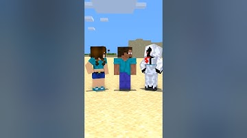 Herobrine Vs Girl Herobrine Punch Test - Minecraft Animation