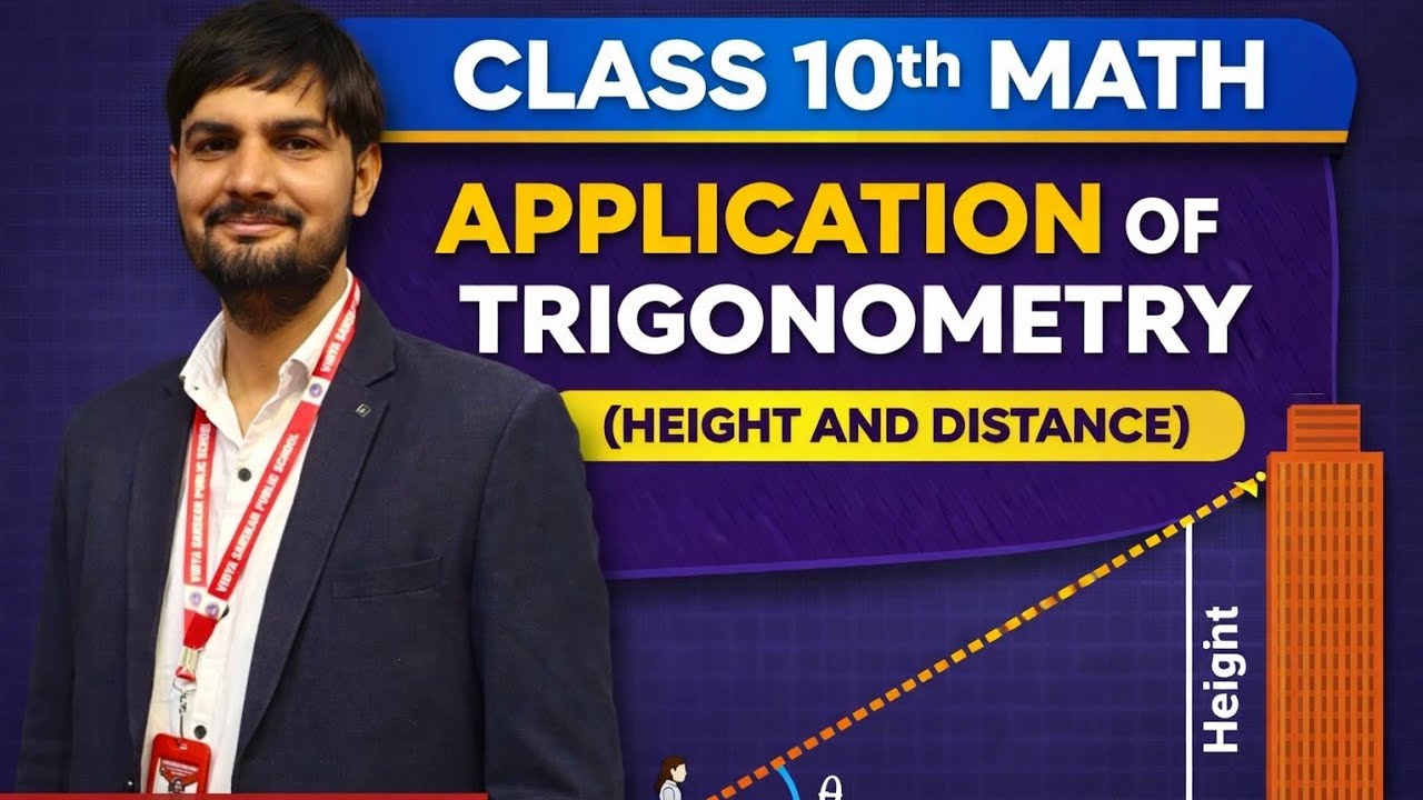 #Class  10th  Application of trigonometry important question.(Heights and Distance) PYQ
