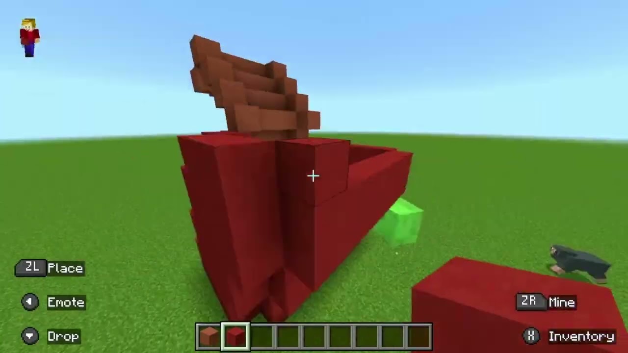 Rebuilding Dragon Fire logo in Minecraft.