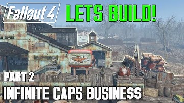 Fallout 4: Sanctuary Hills Business Settlement Build - Pt 2 - Infinite Caps - No Mods - No Cheating