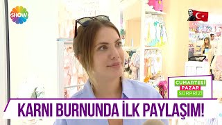 Eda Ece'den hamilelik duyurusundan sonra karnı burnunda ilk paylaşım!