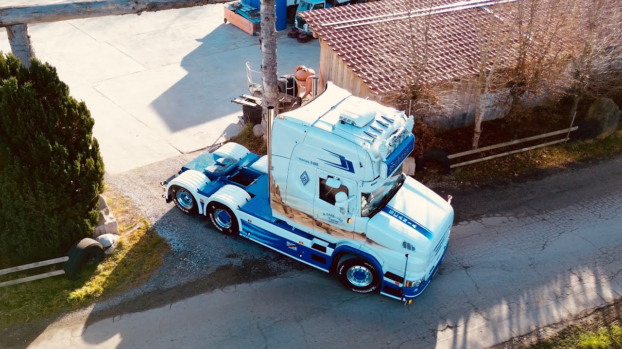 SCHUSTER Transporte - Schneemann und sein SCANIA T580 V8