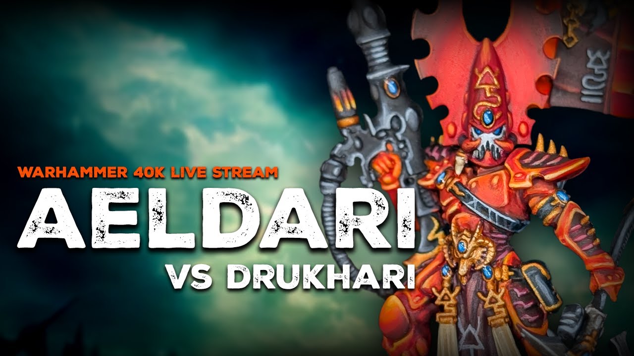 DRUKHARI VS AELDARI | WARHAMMER 40K BATTLE REPORT
