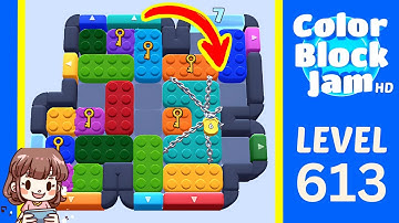 Color Block Jam Level 613 Solution Walkthrough