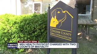 Health Physicist Charged With 2 Counts Of Bestiality After Penetrating A Dog Health Physicist Charged With 2 Counts Of Bestiality After Penetrating A Dog