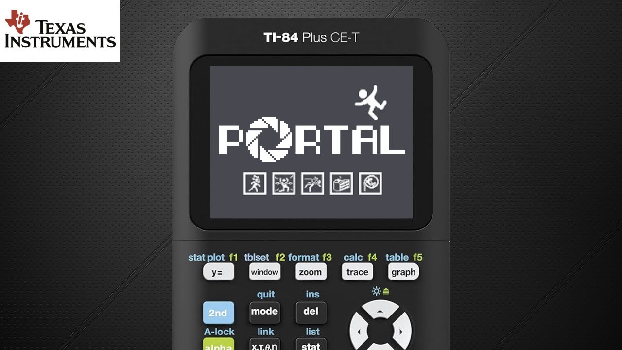 Portal on a Calculator (Texas Instruments TI-84 Plus CE-T) Handheld ...