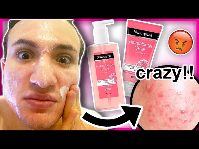 Ofre patrice censur I tried Neutrogena Visibly Clear PINK GRAPEFRUIT face wash for ONE WEEK!! -  YouTube