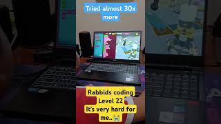 Just for fun.. learning coding with Rabbids Coding 🤩