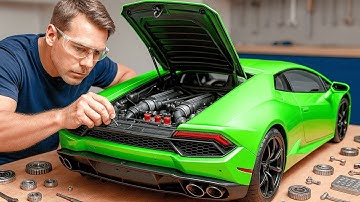 Man Builds $15,000 RC Lamborghini with Real Engine | Start to Finish by @septemberflow