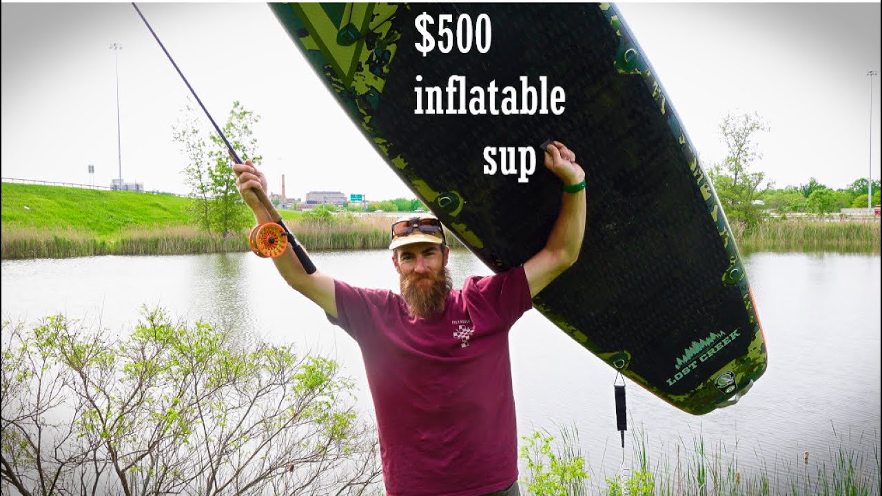 Unboxing & fly-fishing Lost creek sportsman 11 isup kit for the first time