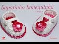 Sapatinho em Crochê Bonequinha Anne - Professora Simone