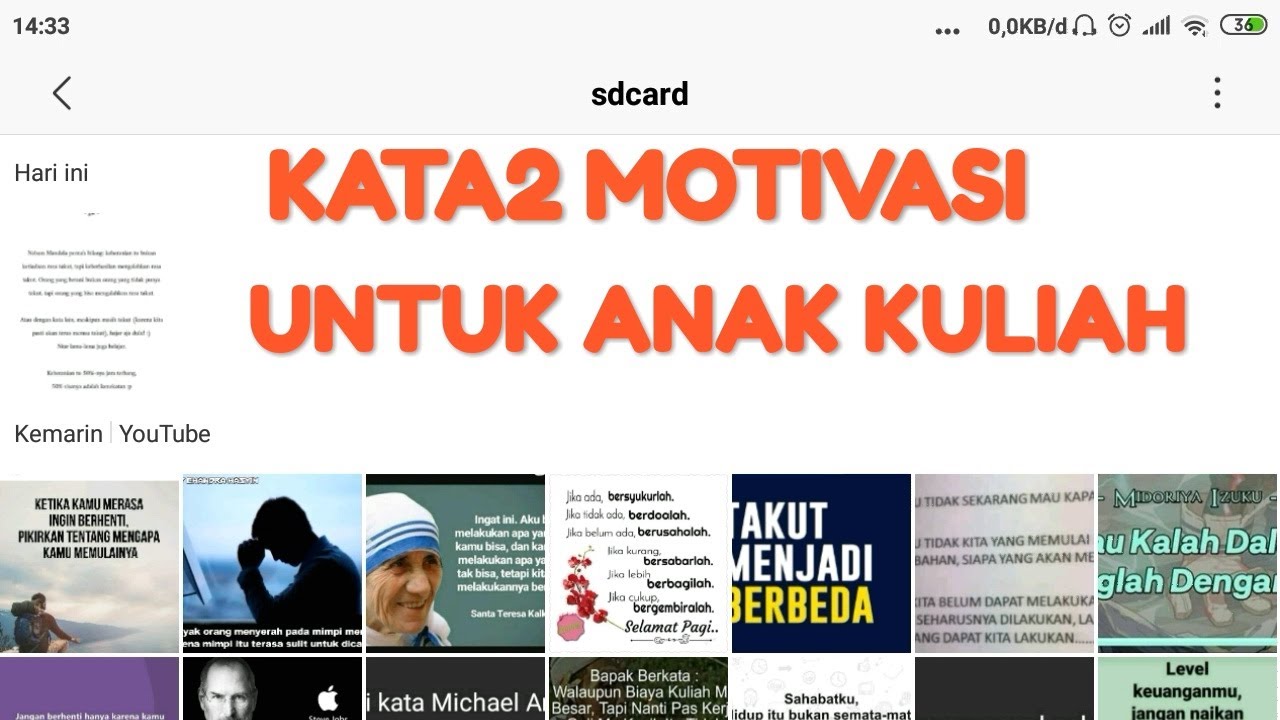 KATA KATA MOTIVASI UNTUK  ANAK  KULIAH YouTube