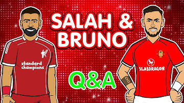 SALAH & BRUNO Q&A😂 Voorbeschouwing Liverpool vs Manchester United