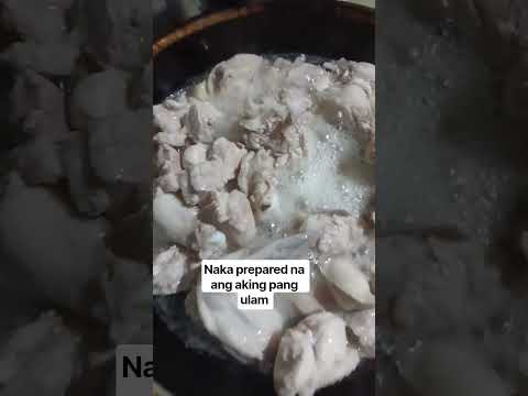COOKING NAKA PREPARED NA AKING PANG ULAM ADOBONG PORK AT CHICKEN PAMPALASA SILI #food #cooking